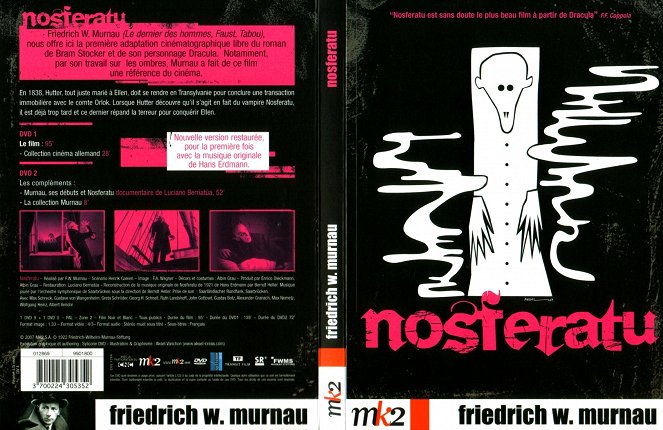 Nosferatu, una simfonia del terror - Carátulas
