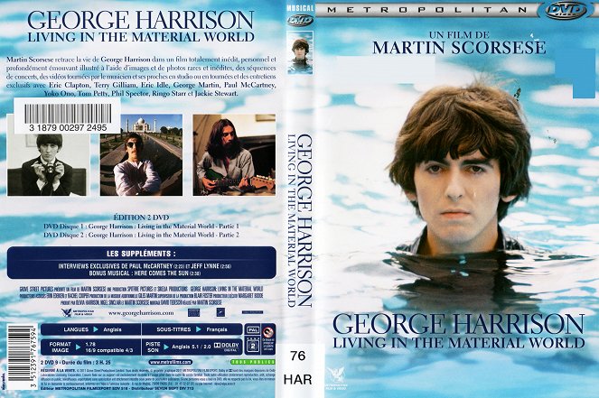 George Harrison: Living in the Material World - Carátulas