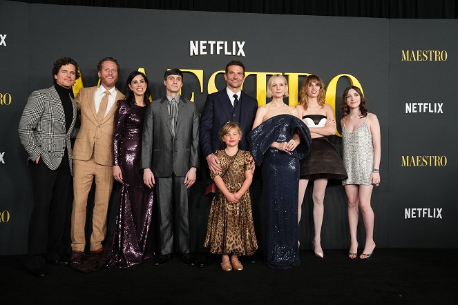 Maestro - Z akcií - Netflix's Maestro LA special screening at Academy Museum of Motion Pictures on December 12, 2023 in Los Angeles, California - Matt Bomer, Brian Klugman, Sarah Silverman, Gideon Glick, Bradley Cooper, Carey Mulligan, Maya Hawke, Alexa Swinton