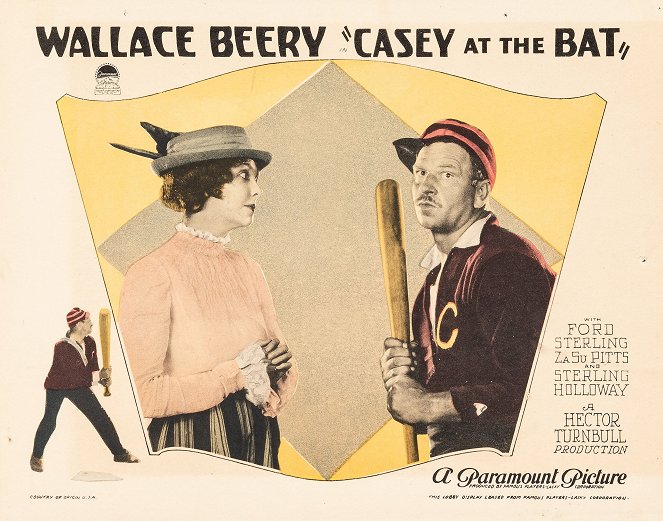Casey at the Bat - Lobby Cards - Zasu Pitts, Wallace Beery