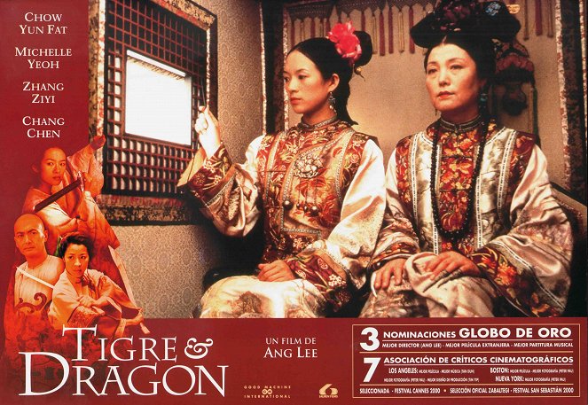 Tiger & Dragon - Lobbykarten - Ziyi Zhang, Pei-pei Cheng