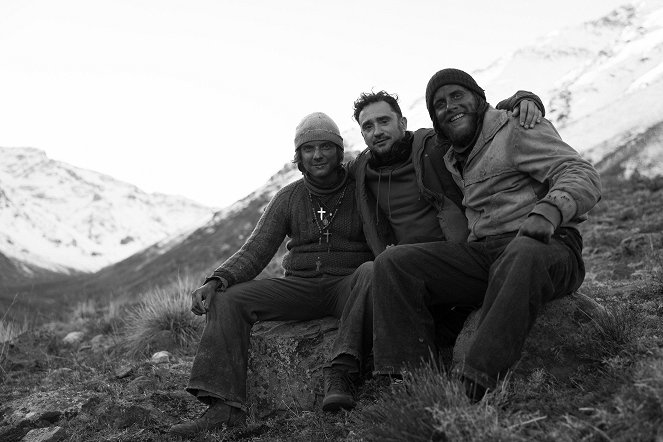 Le Cercle des neiges - Tournage - Matías Recalt, J.A. Bayona, Agustín Pardella