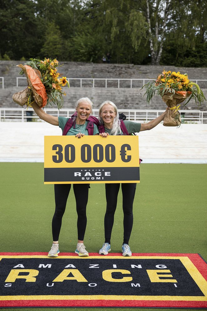 Amazing Race Suomi - Promokuvat - Mari Eder, Kaisa Mäkäräinen