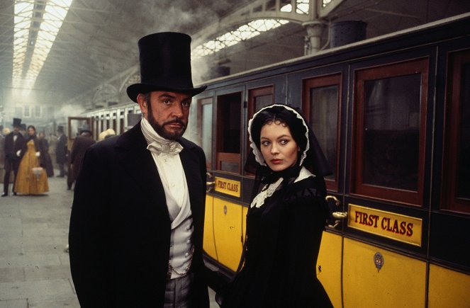 Prvá veľká vlaková lúpež - Z filmu - Sean Connery, Lesley-Anne Down
