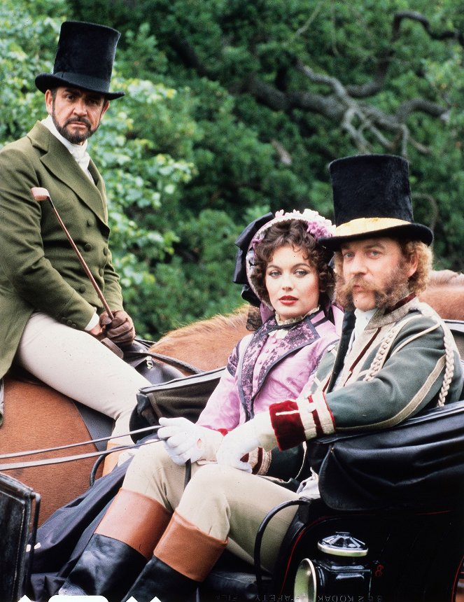 Der große Eisenbahnraub - Werbefoto - Sean Connery, Lesley-Anne Down, Donald Sutherland