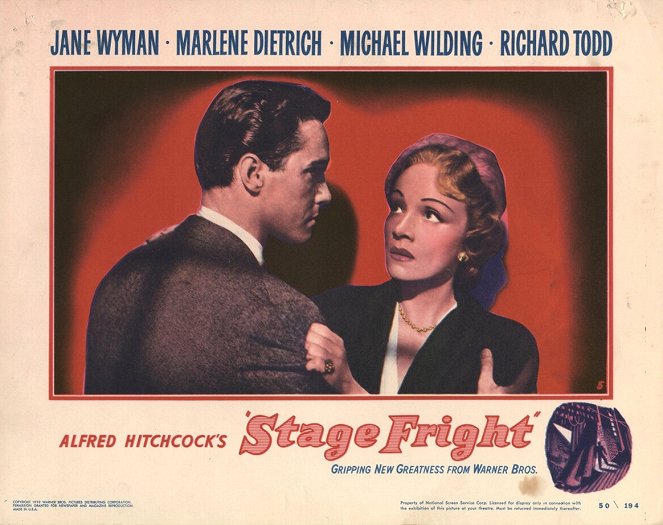 Stage Fright - Lobby Cards