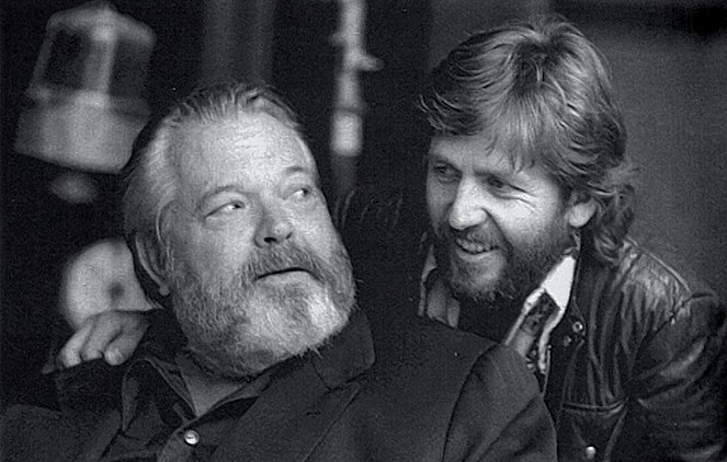 Al otro lado del viento - Del rodaje - Orson Welles, Gary Graver