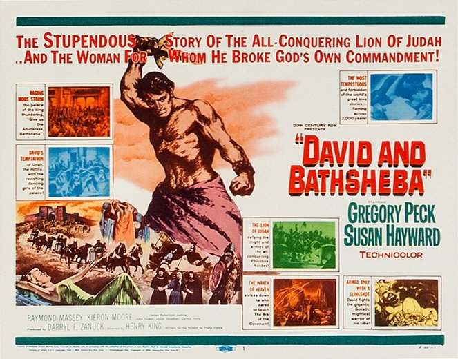 David und Bathsheba - Lobbykarten