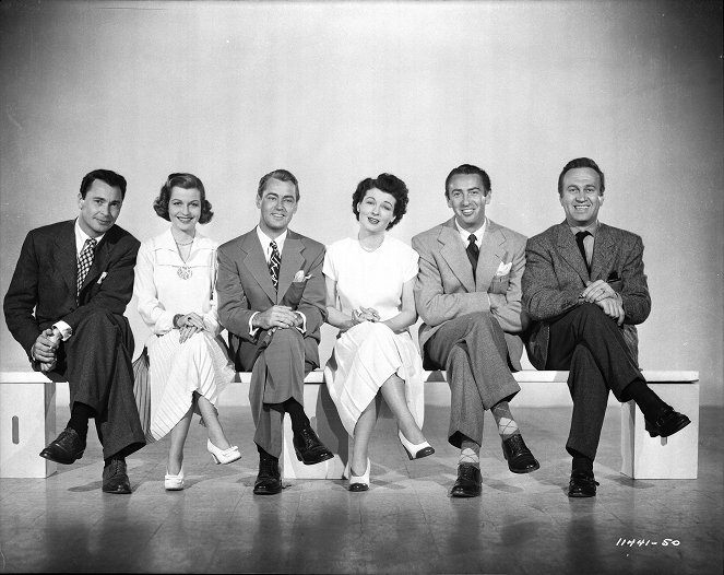 The Great Gatsby - Werbefoto - Macdonald Carey, Betty Field, Alan Ladd, Ruth Hussey, Howard Da Silva, Barry Sullivan