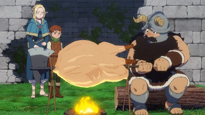 Delicious in Dungeon - Roast Basilisk / Omelet / Kakiage - Photos