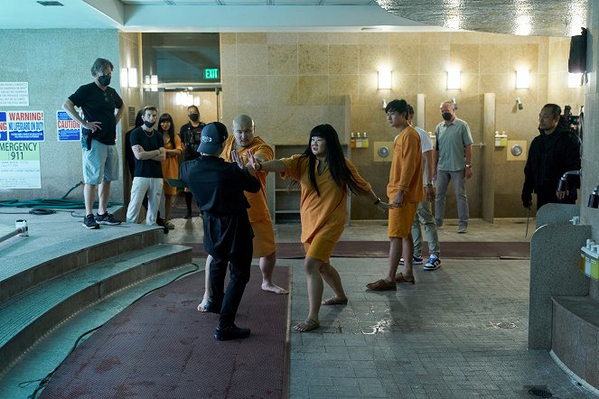 Os Irmãos Sun - A reunião - De filmagens - Jenny Yang, Sam Song Li