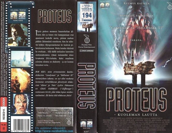 Proteus - Kuoleman lautta - Coverit