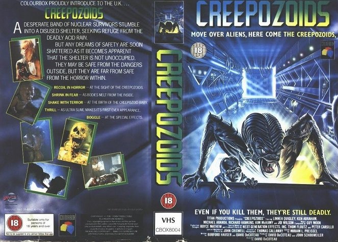 Creepozoids - Angriff der Mutanten - Covers