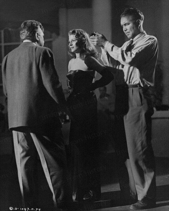 Gilda - Z natáčení - Rita Hayworth