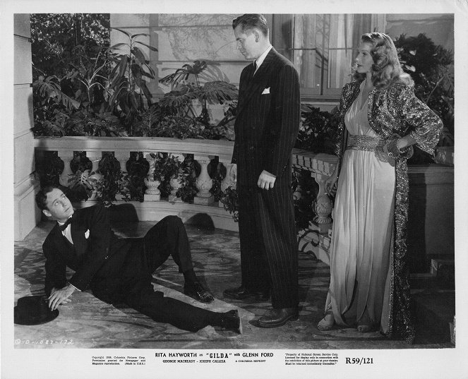Gilda - Cartões lobby - Mark Roberts, Glenn Ford, Rita Hayworth