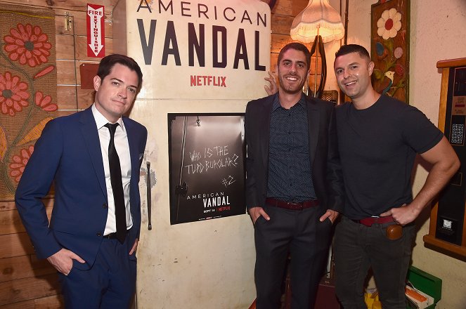 Szar van a palacsintában - Season 2 - Rendezvények - Netflix's "American Vandal" Season Two Launch Party at Good Times at Davey Wayne's on September 13, 2018 in Los Angeles, California.
