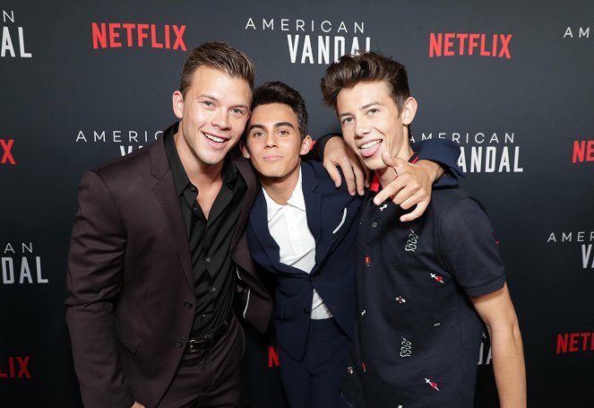 Szar van a palacsintában - Season 1 - Rendezvények - Netflix 'American Vandal' special premiere screening event and reception, Los Angeles, USA - September 14, 2017