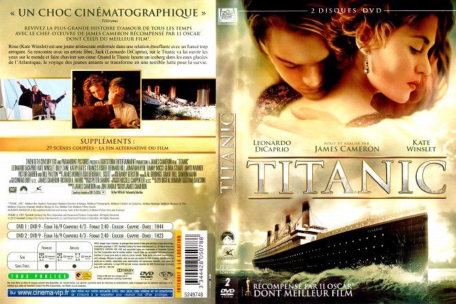 Titanic - Carátulas