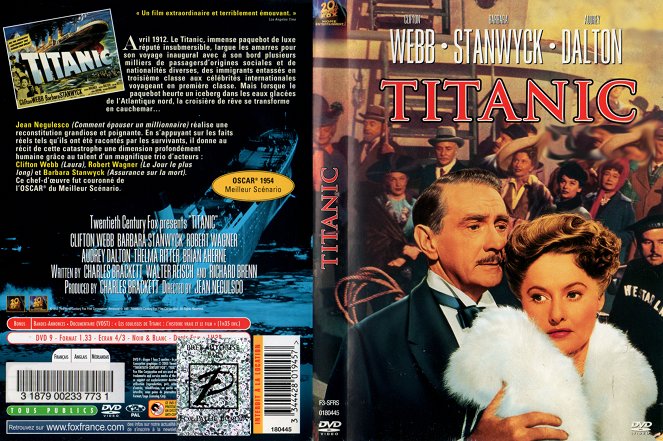 El hundimiento del Titanic - Carátulas