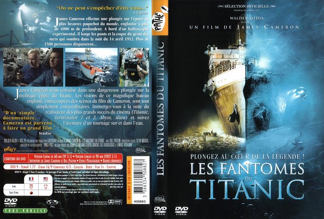 Misterios del Titanic - Carátulas