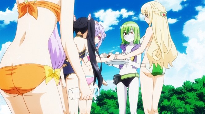 Hyperdimension Neptunia - The Forbidden Paradise (Island) ...Where We Do and Have All Kinds of Things Done To Us and Maybe There'll Not Only Be Some Wardrobe Malfunctions But Also Some Kinda Licking Too OH MY GOD I, Neptune, Am Like, So Embarrassed! - Photos