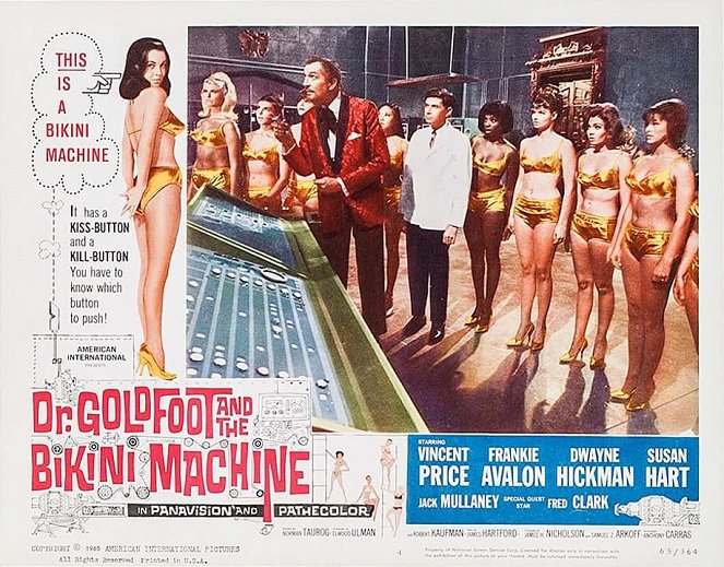 Dr. Goldfoot and the Bikini Machine - Lobbykarten