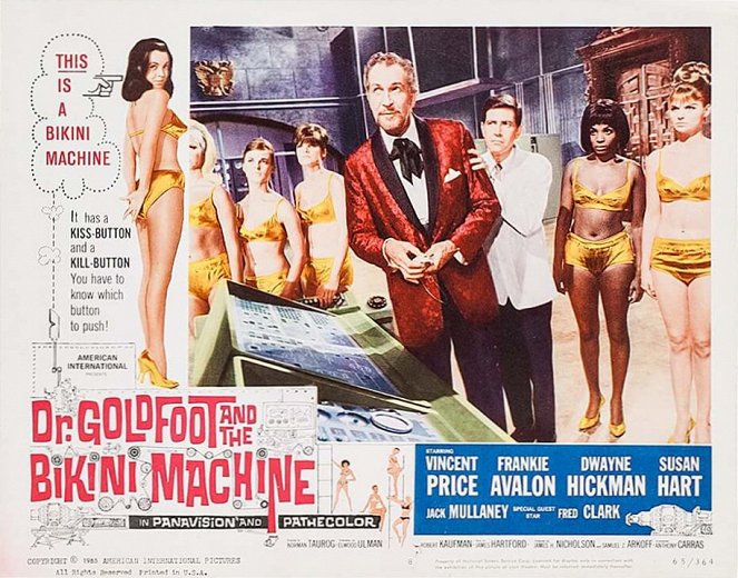 Dr. Goldfoot and the Bikini Machine - Cartões lobby