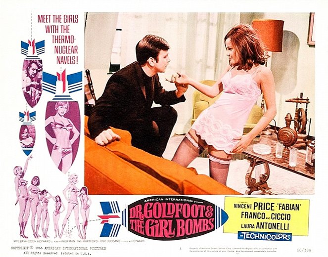 Dr. Goldfoot and the Girl Bombs - Lobby Cards