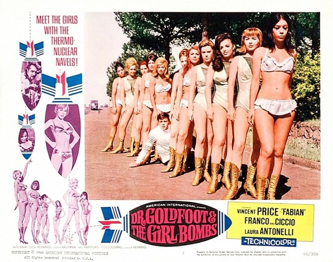 Dr. Goldfoot and the Girl Bombs - Lobby Cards