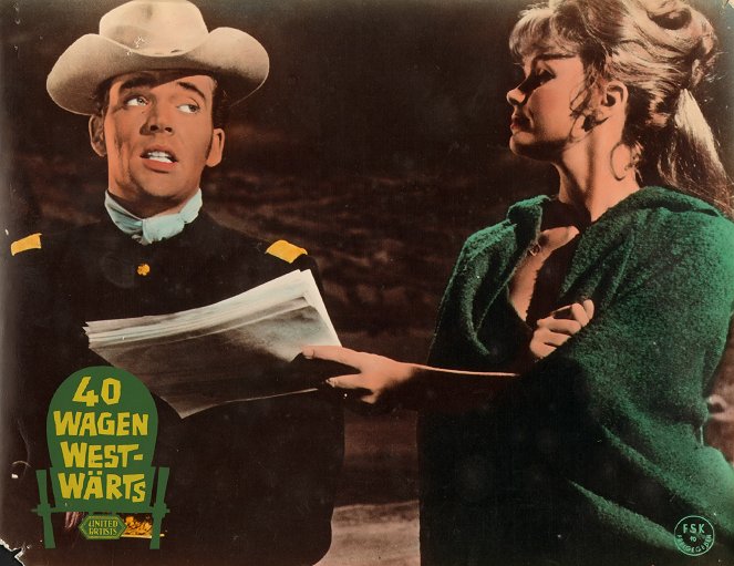 The Hallelujah Trail - Lobby Cards - Jim Hutton, Lee Remick