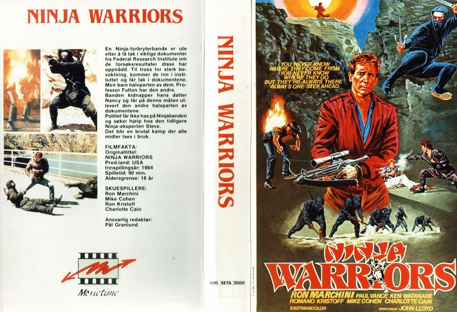 Ninja Warriors - Okładki