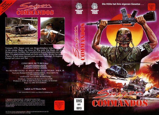 Saigon Commandos - Carátulas