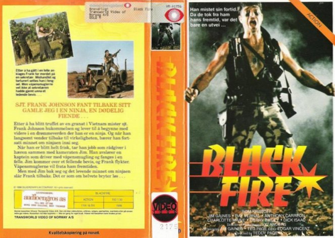 Black Fire - Okładki