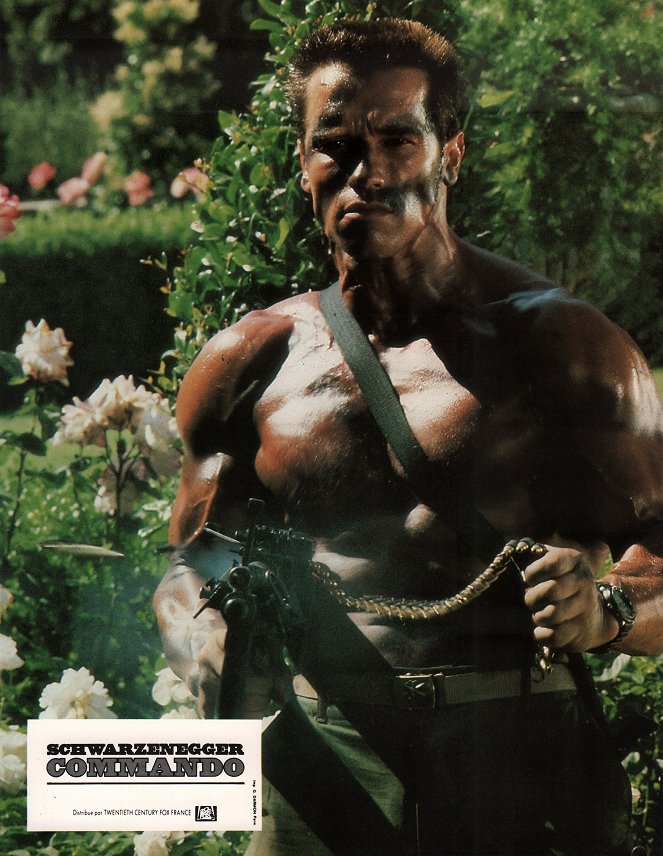 Comando - Cartões lobby - Arnold Schwarzenegger