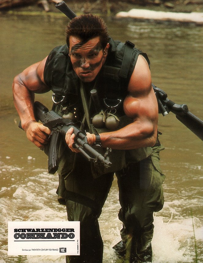 Commando - Cartes de lobby - Arnold Schwarzenegger