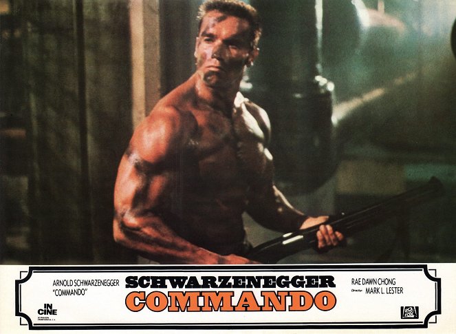 Komando - Lobby karty - Arnold Schwarzenegger