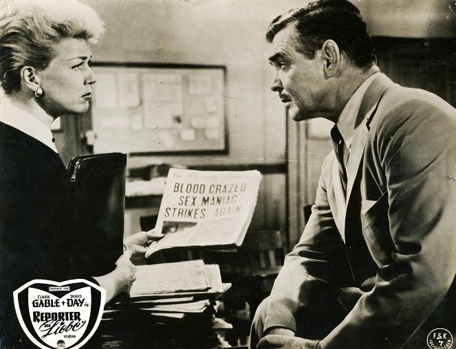 Reporter der Liebe - Lobbykarten - Doris Day, Clark Gable