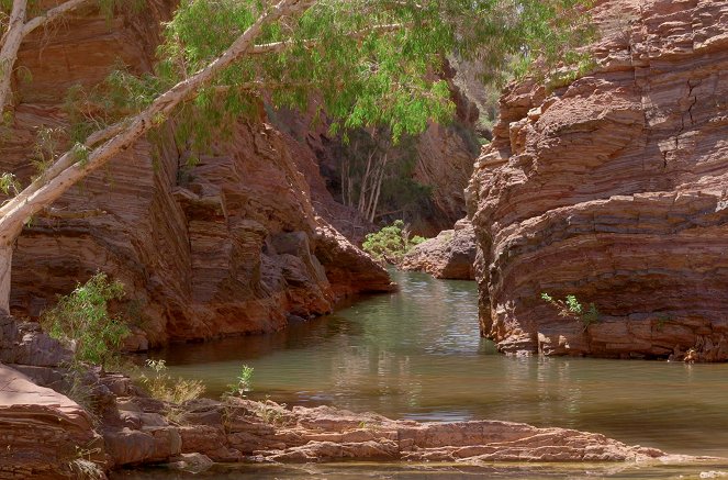 Durch die Rote Wüste Westaustraliens - Karijini-Nationalpark - De la película