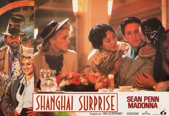 Shanghai Surprise - Cartes de lobby - Madonna, Sean Penn