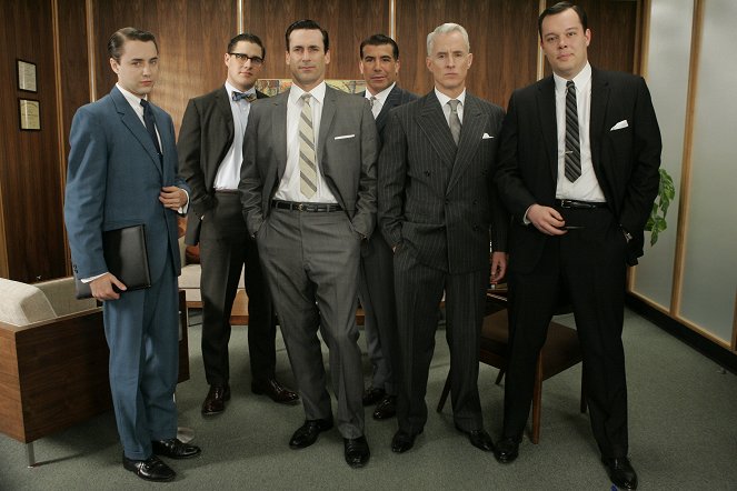 Mad Men - Reklámőrültek - Figaro házassága - Promóció fotók - Vincent Kartheiser, Rich Sommer, Jon Hamm, Bryan Batt, John Slattery, Michael Gladis