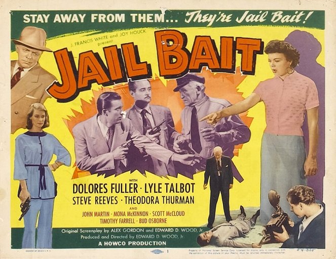 Jail Bait - Cartes de lobby - Lyle Talbot, Tedi Thurman, Clancy Malone, Timothy Farrell, Bud Osborne, Herbert Rawlinson, Mona McKinnon