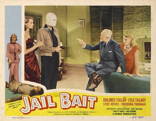 Jail Bait - Lobby Cards - Tedi Thurman, Timothy Farrell, Herbert Rawlinson, Dolores Fuller