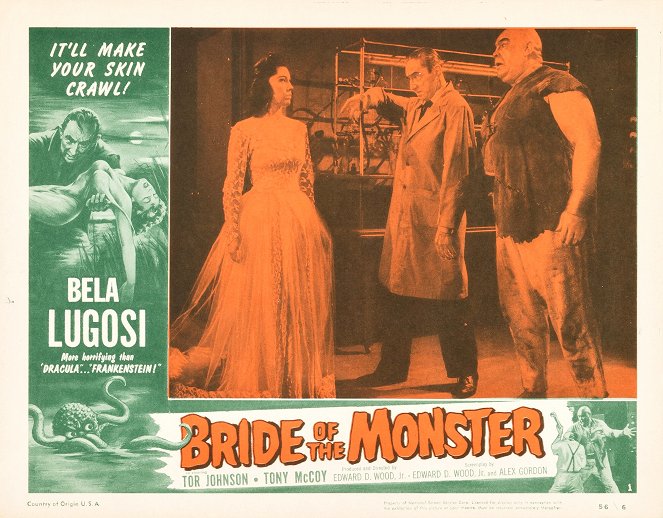 Bride of the Monster - Lobby Cards - Loretta King, Bela Lugosi, Tor Johnson