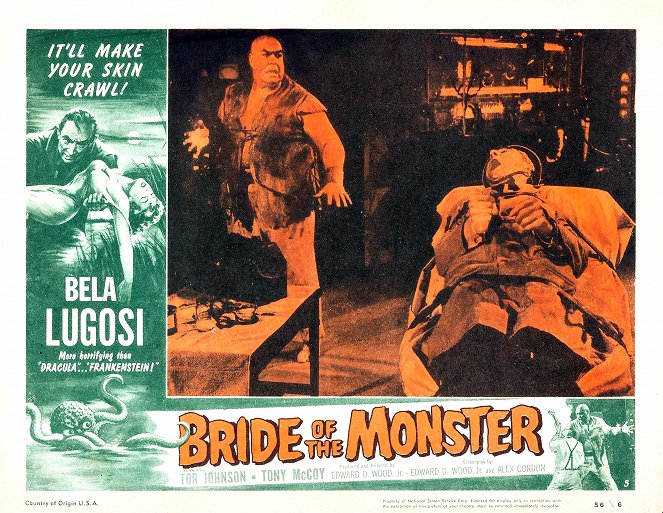 Bride of the Monster - Lobbykaarten - Tor Johnson
