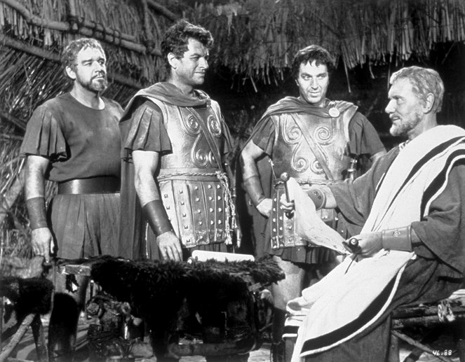 El león de Esparta - De la película - Robert Brown, Richard Egan, John Crawford, Ralph Richardson