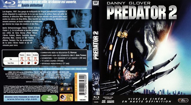 Predator 2 - Okładki