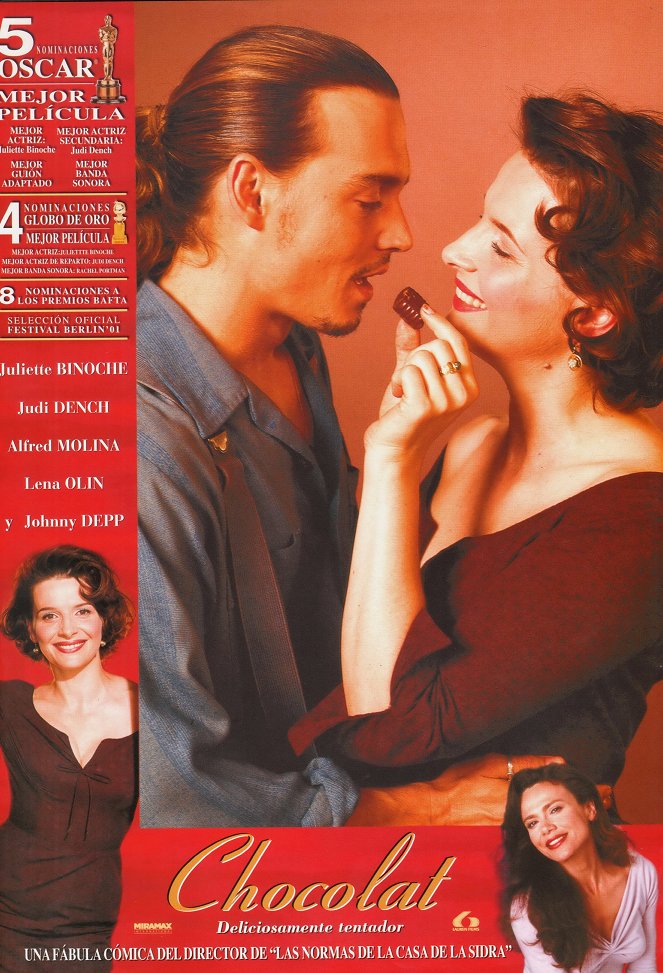 Chocolat - Fotocromos - Johnny Depp, Juliette Binoche