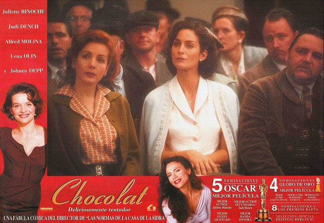 Le Chocolat - Cartes de lobby - Carrie-Anne Moss