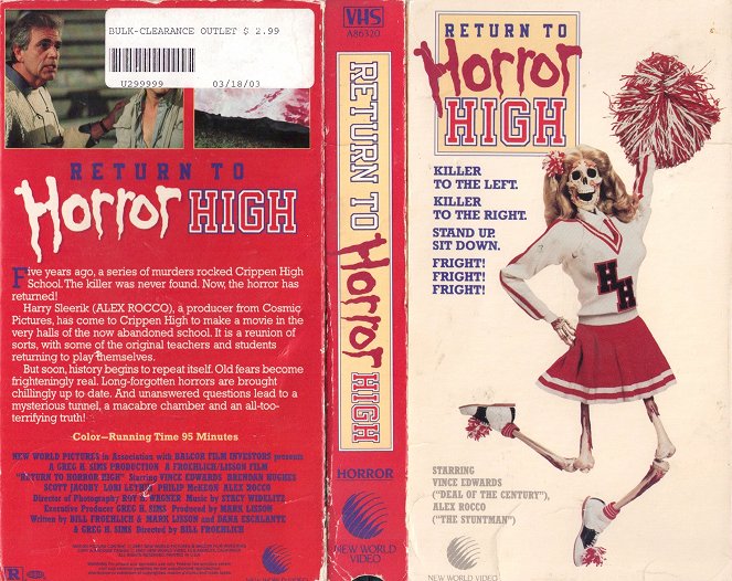 Return to Horror High - Borítók