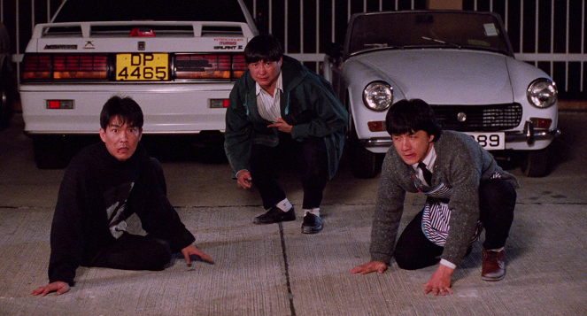 Fei long meng jiang - Filmfotók - Biao Yuen, Sammo Hung, Jackie Chan